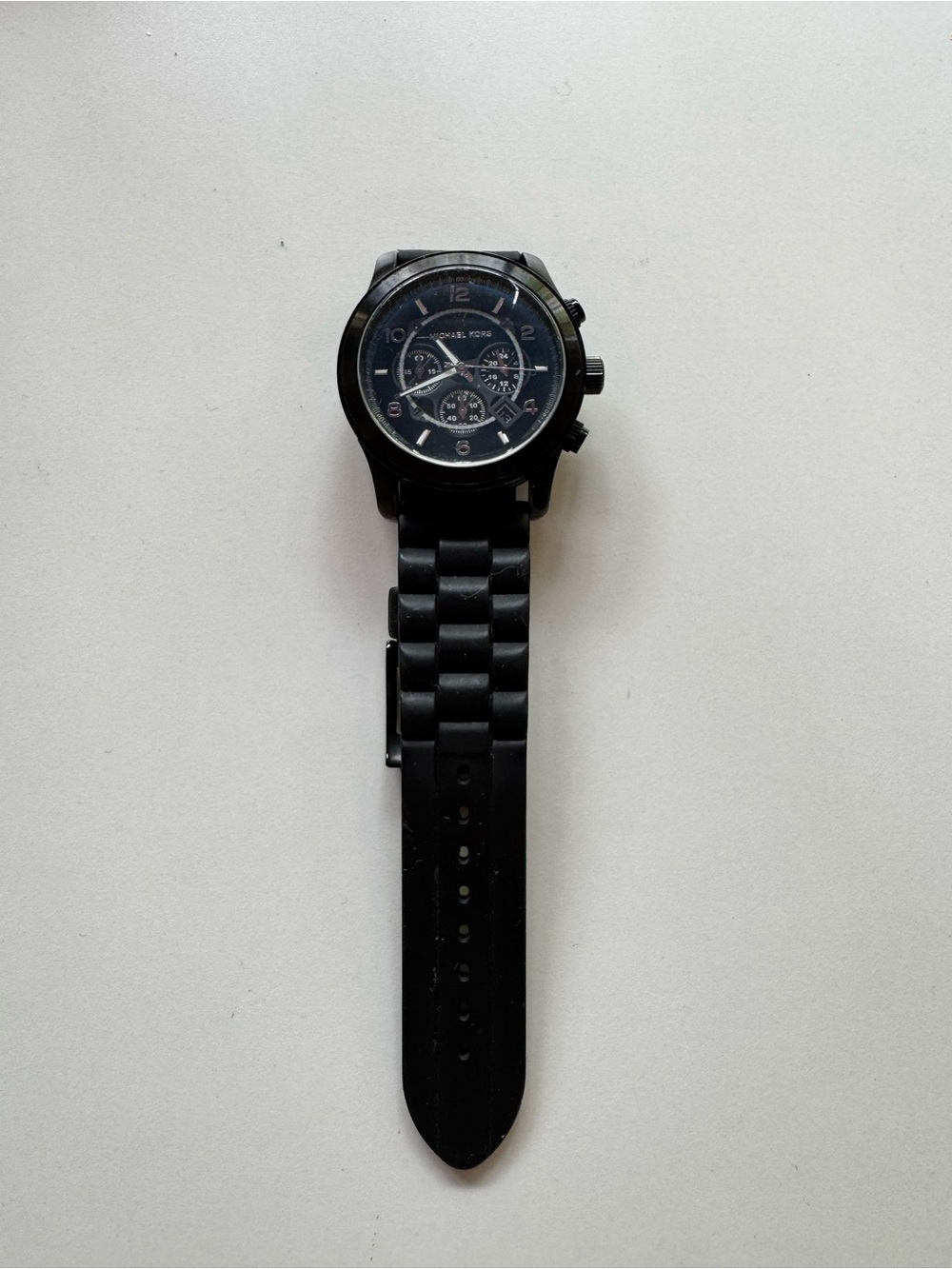 Michael Kors Black Matte Chronograph Watch